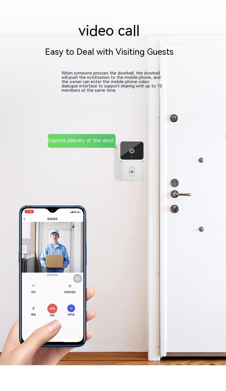 Vantage Intelligent Visual Doorbell WiFi Video Intercom Remote Home