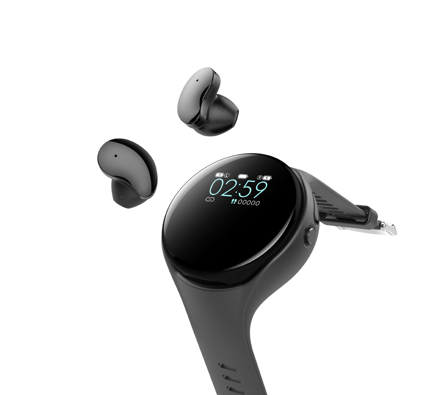 Vantage Smart Fitness Tracker: Heart Rate & Bluetooth Headset Combo