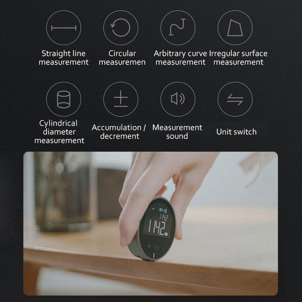 Precision Pro: High-Definition Digital LCD Measuring Ruler