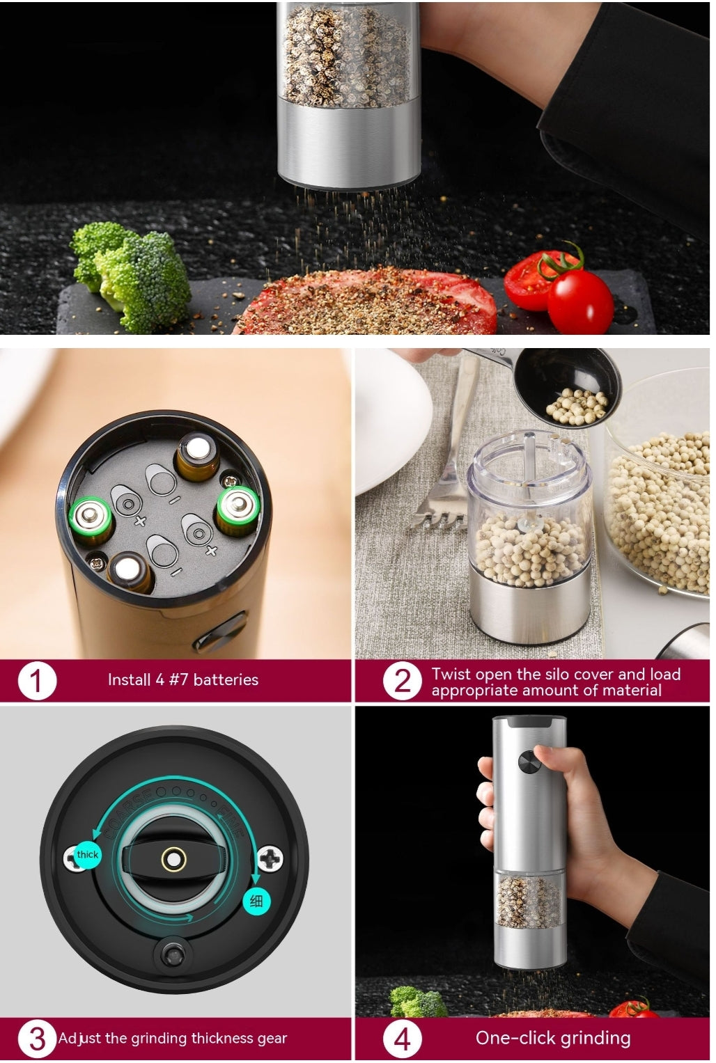 Vantage™ Precision Pro Electric Grinder